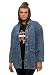 Produktbild Studio Untold Damen große Größen Übergrößen Plus Size Jeanshemd, Oversized, Klappentaschen, Hemdkragen, Langarm Blue Denim 54+ 825960902-54+