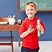unik Boy's Uniform Pique Polo Shirt Short Sleeve, Sky Blue Size 6