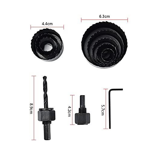 Kit de 16 brocas para madera de acero carbono miniatura 2