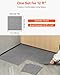 VEVOR Carpet Tiles, 12 x 12 inches, 12 PCS Peel and Stick Squares Self Adhesive Carpet Floor Tile, Effortless DIY Install, Soft Padded Carpet Tile for Bedroom Living Room Indoor Outdoor, Light Gray