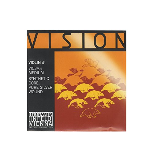 Vision ヴィジョン バイオリン弦 D線 シルバー巻 VI03 1/16