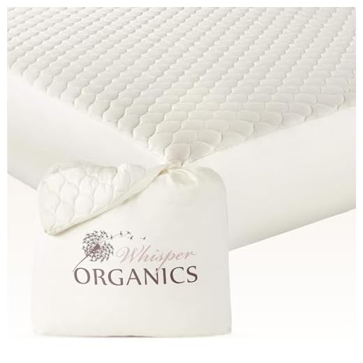 Sleep Like a Dream: Our 10 Best Mattress Pads for Ultimate Comfort 100% Cotton Organic Mattress Pad - Breathable & Cooling Mattress Protector King Size - Premium 300GSM Quilted and Noiseless Machine Washable Organic Mattress Protector (Ivory, King)