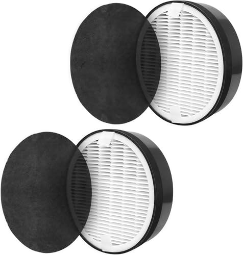Filtre LV-H132-RF contre poils d'animaux et fumée, 2 filtres HEPA charbon pour LEVOIT