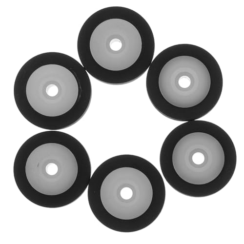 jojofuny Galet Presseur pour Magnétophone à Cassettes et Enregistreurs Audio, Lot de 6 Rouleaux de Pression en Plastique pour Maintenance et Réparation