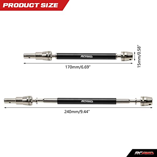 Ejes CVD de aluminio RCAWD para Outcast 4S V2: máxima resistencia ante impactos ARA4408V2 3