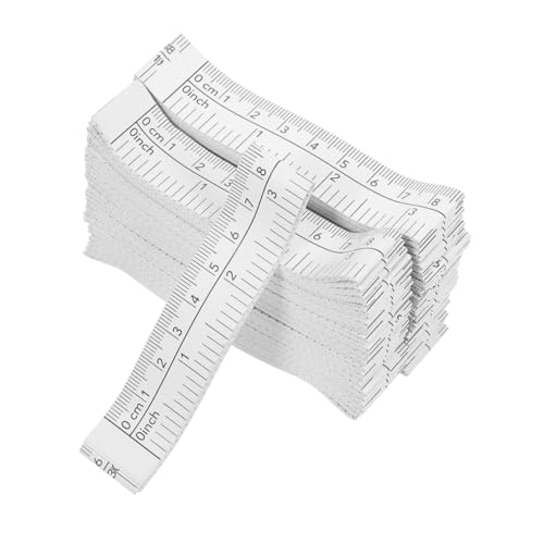 Échelle M double recto verso pour ce lot de 100 règles portables en papier pour projets DIY