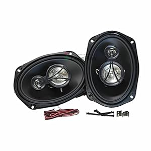 CERWIN-VEGA! XED Series 6×9 Inch 3-Way Coaxial Car Speakers – 350W MAX Power, 4 Ohm Audio, Durable Poly Cone & Metal Dome Tweeters, Butyl Rubber Surround, Ideal for Car Speakers XED693