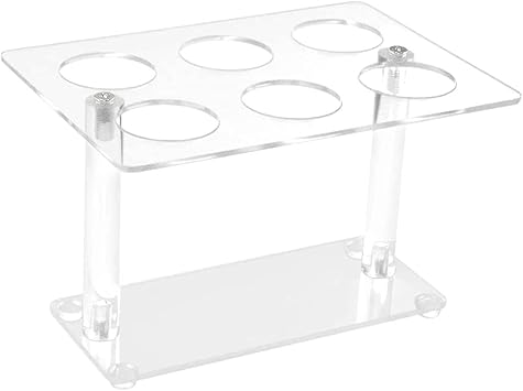 1Pcs Cone Holder, Clear Acrylic Ice Cream Cone Holder, Cone Display Stand, Sushi Hand Roll Stand Cone Holders 6 Holes