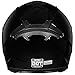 ILM Full Face Motorcycle Street Bike Helmet with Removable Winter Neck Scarf + 2 Visors DOT Model-JK313 (L, Gloss Black)