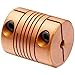 Lovejoy ASB5 68514477050 Single Beam Coupling, Aluminum, Inch, 3/8" Bore A Diameter, 3/8" Bore B Diameter, 1" OD, 1.252" Overall Coupling Length, 10 lb-in Nominal Torque, No Keyway, 10000 Max RPM