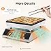 36-Hole Mini Pancake Maker, 1000W 110V Electric Non-Stick Waffle Machine, 1.88in Poffertje Maker with Adjustable Temp & Timer for Home, Bakery, Restaurant