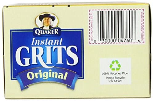 Quaker, Instant Grits, Original, 12 Count, 12Oz Box (Pack Of 6) #TOP1