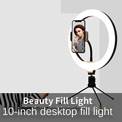 Baoblaze Kit de Iluminação Ajustável com Luz Anelar LED 10