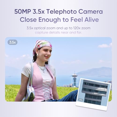 Image of OPPO Reno16 5G Smartphone 8+256GB Violet with No Cost EMI