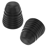 CXCCOI 2PCS Headlight Cover,2.36-3.74'' Rubber Car Headlight Dust Cover for Dust & Water Resistant,Universal Car Accessories Car Headlight Dust Cap for Cars Trucks SUVs, 3.79*3.79*0.98 inch, Black