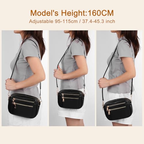 Sangle de sac à main réglable de 94 à 114 cm en cuir pour un ajustement parfait