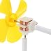 EsportsMJJ Bricolaje Micro Viento Motor Turbina Eólica Energía Eléctrica Generador Blades Modelo...