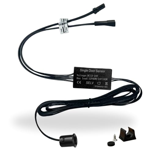 Evotrade Sensores LED 12-24 de movimiento puertas 1-3 cm o de proximidad Mini empotrable o superficie