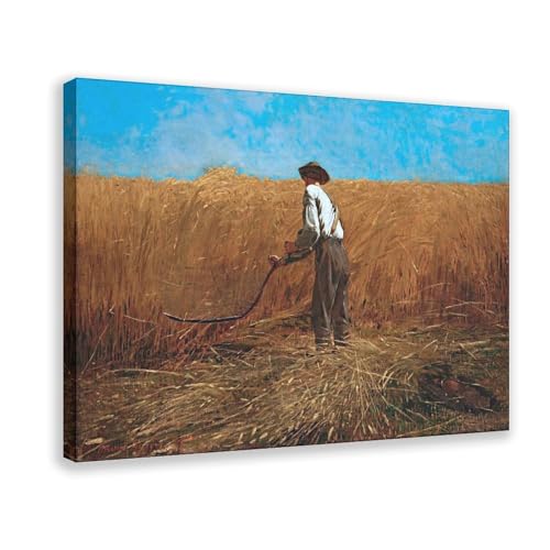 Toile Winslow Homer de qualité musée avec cadre à suspendre haut de gamme 20x30cm