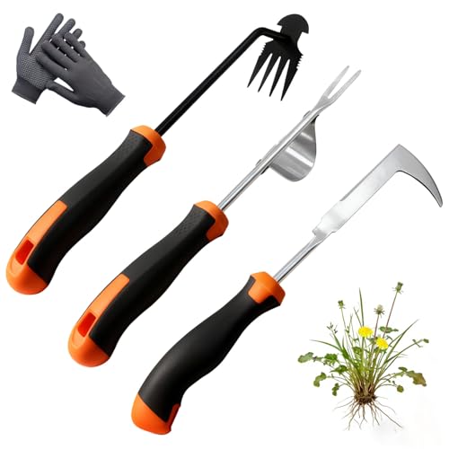 bretreead 3-Pack Weeder Tool Set