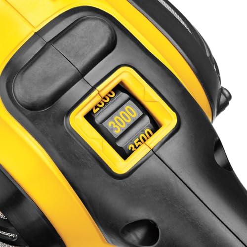 DEWALT Buffer Polisher, 7-in-9-in, 12 amp, Variable Speed Dial 0-3,500 RPM’s, Soft Start Corded Car Buffer (DWP849X) - image 4