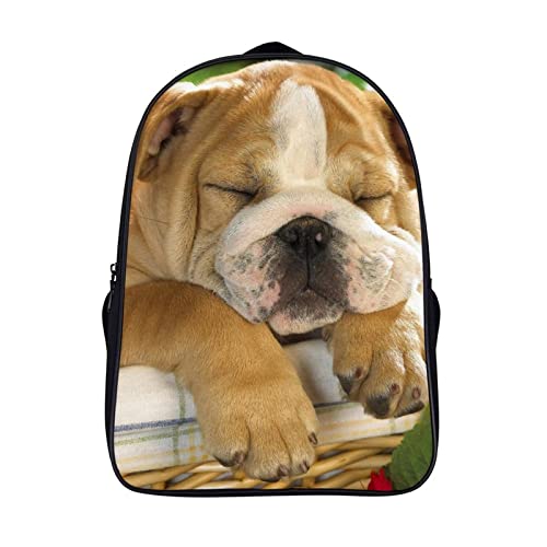 Sac à dos scolaire Animal Dog pour garçons et filles cartable personnalisé de 40x28x16cm
