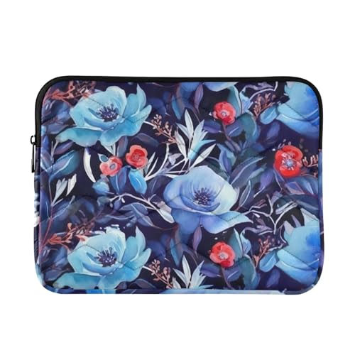Funda para portátil 13-14 pulgadas con flores multicolor
