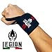 LEGION Fasce da Polso Professionali per Sollevamento Pesi in Palestra. Wrist Wraps, Polsiere, Supporti Articolari per Fitness, Bodybuilding, Powerlifting, Crossfit, Calisthenics, (Coppia, 51x8cm)