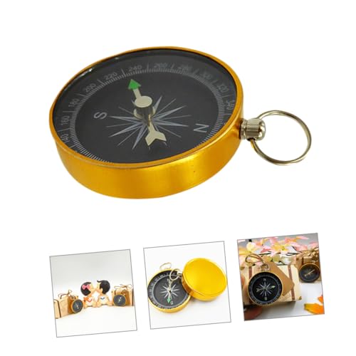 Set de 4 Brújulas Mini con Llavero de Aluminio para Camping miniatura 6