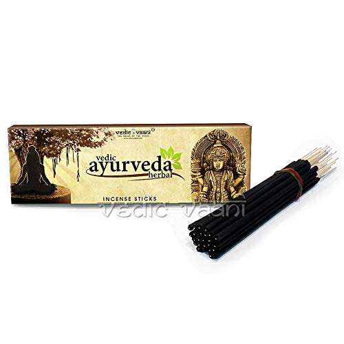 Vedic Vaani Brass Metal Dhanvantri Idol With Incense Sticks Agarbattis (Pack Of 2) #TOP4
