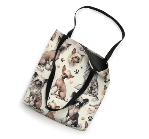 Bolso Tote con Estampado de Perros Chinese Crested miniatura 2