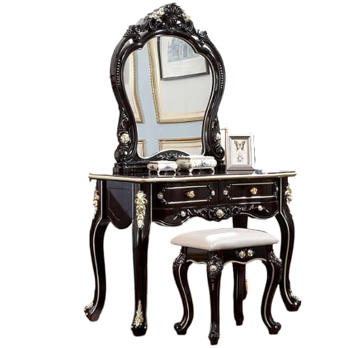 CUPKEE Juego de mesa de maquillaje vintage