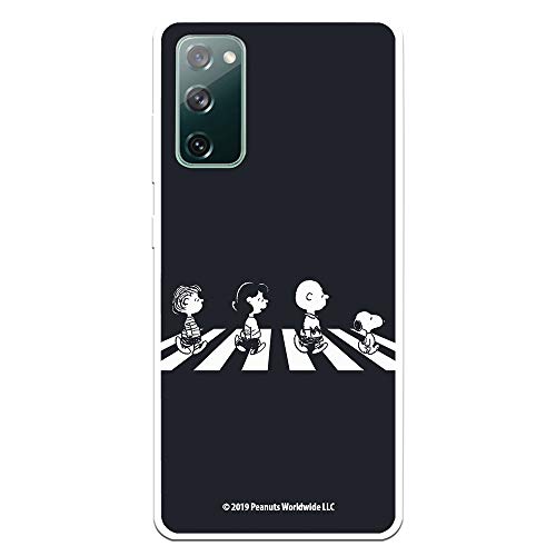 Funda para Samsung Galaxy S20 FE Oficial de Snoopy Personajes Beatles para Proteger tu móvil. Carcasa para Samsung de Silicona Flexible con Licencia Oficial de Peanuts.