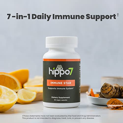 Hippo7 - Trifecta Bundle - 3 Pack Of Vegan Complete, Zen Warrior & Immune Star Supplements - Vegan, Non-Gmo & Gluten-Free. (180 Count) #TOP3