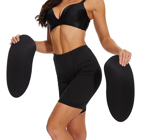 Image of BIMEI 2PS Sponge Hip Pads padded Women Butt Hip Up Padded Enhancer Thigh Pads Butt Lifter Crossdressing Padded Underwear