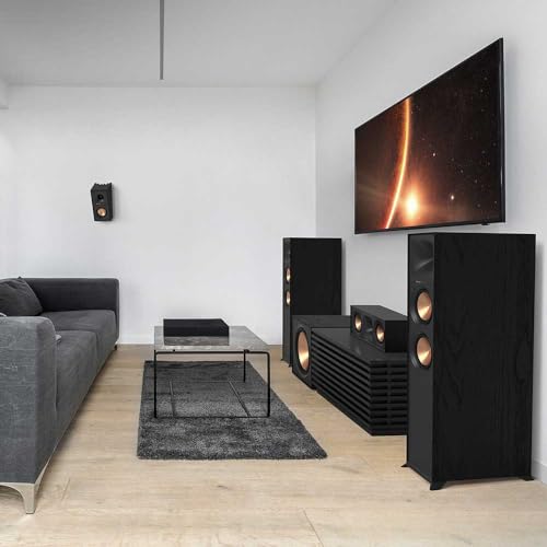 Klipsch Reference Next-Generation R-50C Horn-Loaded Center Channel Speakers for Crystal-Clear Home Theater Dialogue in Black - image 8