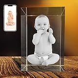Customized 3D Crystal Photos, Customized Photos, 3D Desktop Crystal Ornaments, Engraved Crystal, Unf