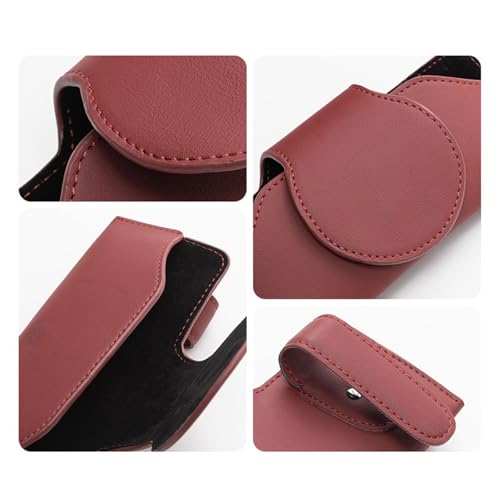 GNTHERF Car Sunglass Holder, for MG ZS EV HS MG3 MG5 MG6 EZS 2018-2025 Multi-Functional Magnetic Glasses Holder Clip Car Visor Storage Box Interior Accessories