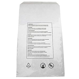 Kkb PB Transparente Versandtaschen mit Warnhinweisen 100 Stück