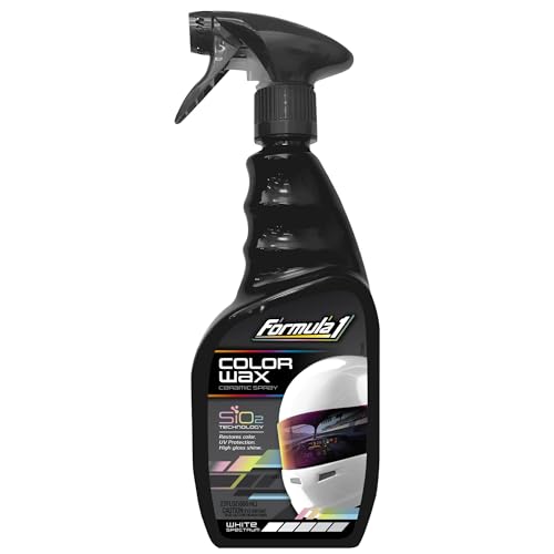 Image of Formula 1 Ceramic Color Spray Wax for White Cars, 680ml