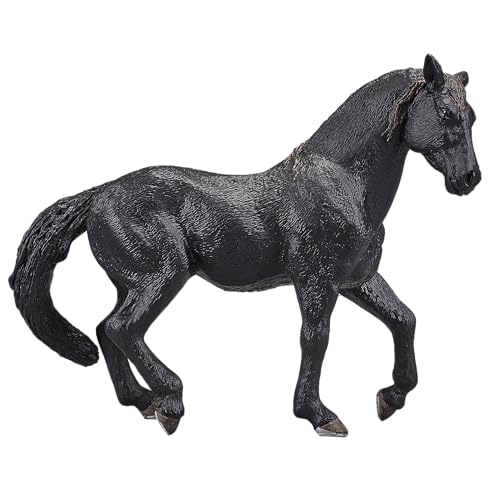 MOJO Andalusian Black Realistic Horse Toy Replica Hand Painted Figurine