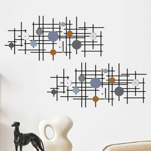 ruelen Minimalist Geometric Metal Wall Decor