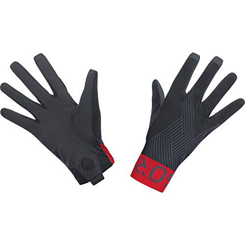 GORE WEAR C7 Unisex Pro Gloves, XL, Black/Red