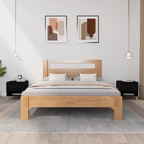 Tables de lit de jardin FANDIAO noirs pour résoudre le manque de rangement de nuit