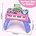 Baby DJ Table for Toddlers 1-3 with Music & Light, Musical Baby Piano Toys 6-9-12-18 Months Toddler Activity Table Music Instruments Learning Toys for 1 Year Old Girl Valentine Birthday Gifts Age 0-2