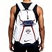Nike Hoops Elite Pro USA Basketball Backpack - White - Large Sports Bag with Ventilated Shoe Compartment & Insulated Cooler Pocket - Professional Team Gear - One Size