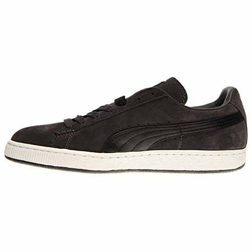 Image of PUMA Suede Classic Leather Formstrip Sneaker,Dark Shadow /Black,6 D(M) US
