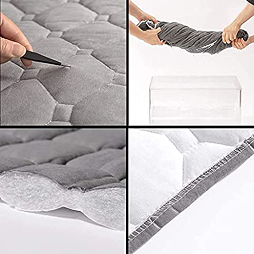 Hdgz Thicken Plush Quilted Head Cover King Queen Size All-Inclusive Universal Headboard Cover Bed Back Soft Velvet Protector Cover 360° All-Inclusive (Color : Wine Red, Size : 1.2M) #TOP5