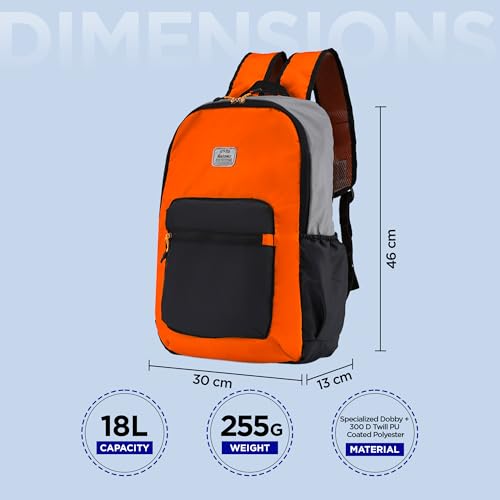 Image of HARISSONS Drifter Foldable Daypack | 18L | Ultra-Lightweight & Packable | PU-Coated Polyester | Travel, Day Trips & Daily Use