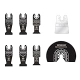 WETOOLPLUS Oscillating Multitool Blades Kit with case 10-Piece Compatible with Dewalt DWA4216 (Blade Kit, DWA4216)